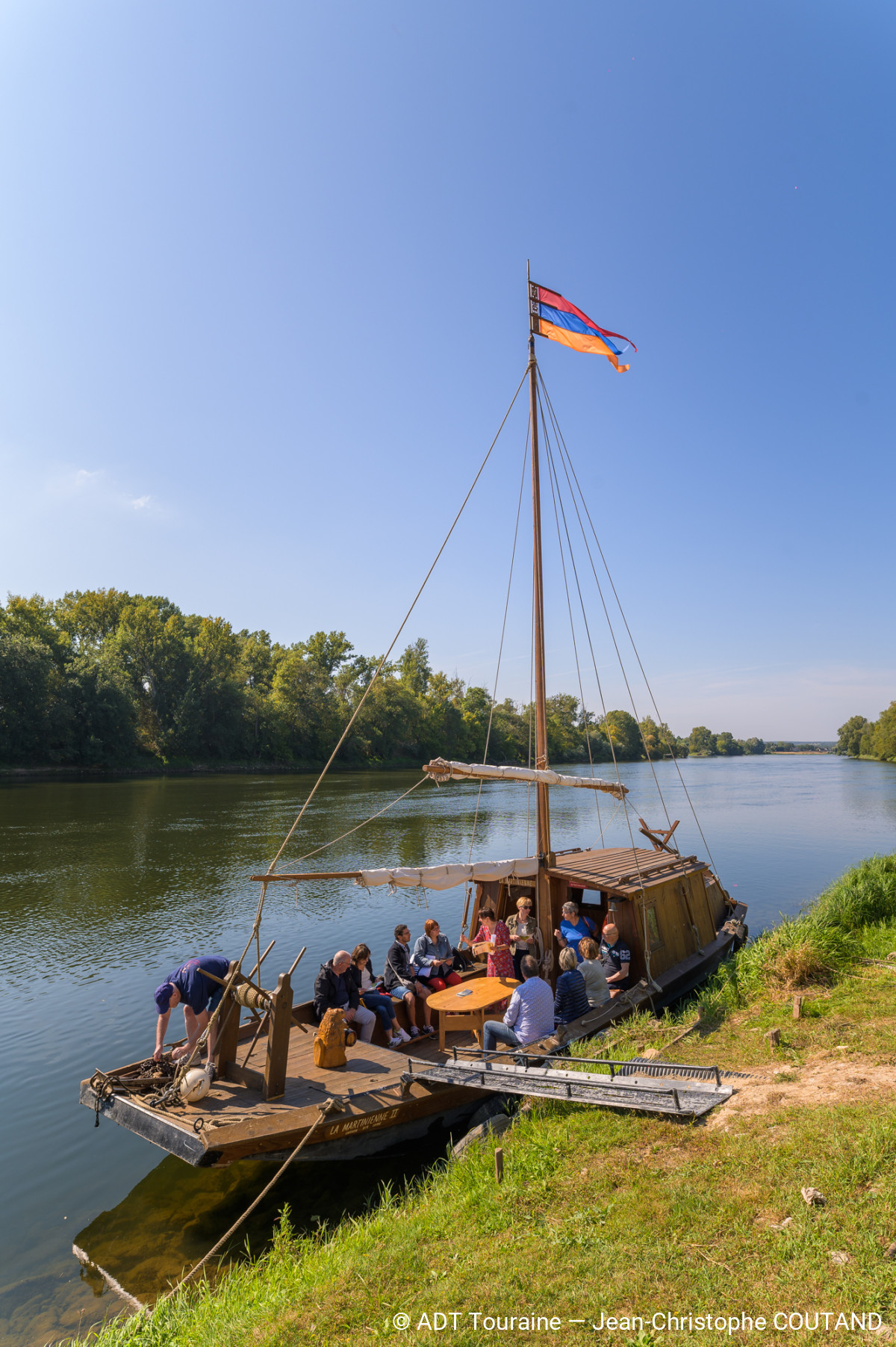 Balade en bateau sur la Loire
